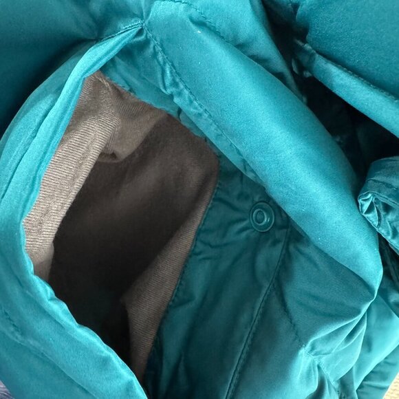 Lands' End Puffer Down Vest Womens 2X Teal Full Zip Polyester Outdoor CJ-1905 - Picture 6 of 10